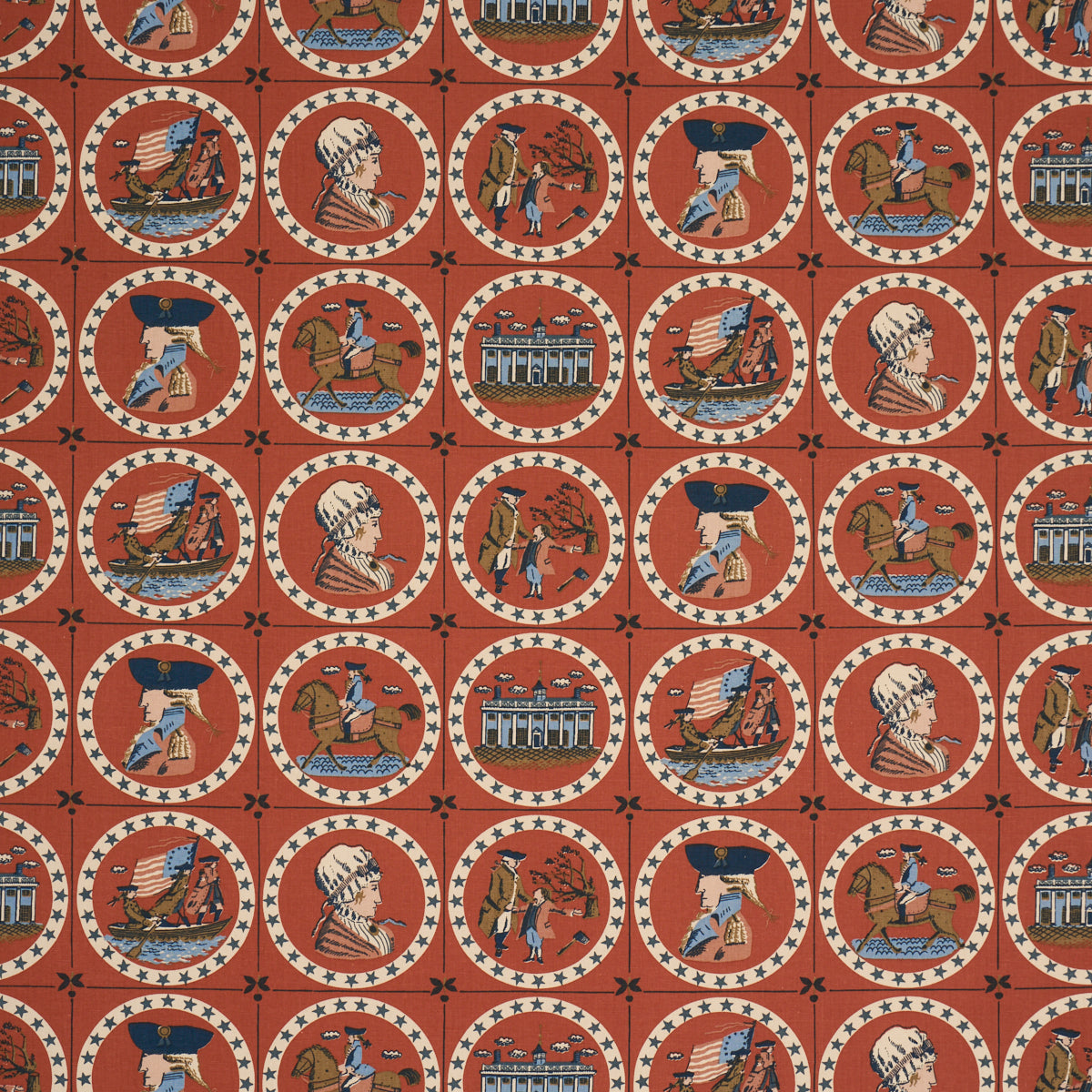 Schumacher | George Washington fabric - 183221