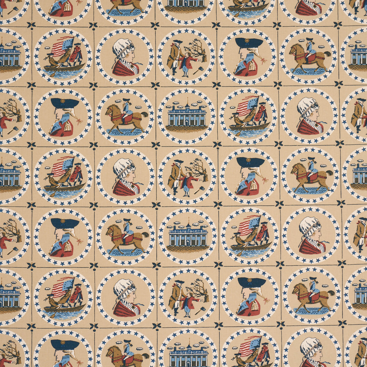 Schumacher | George Washington fabric - 183222