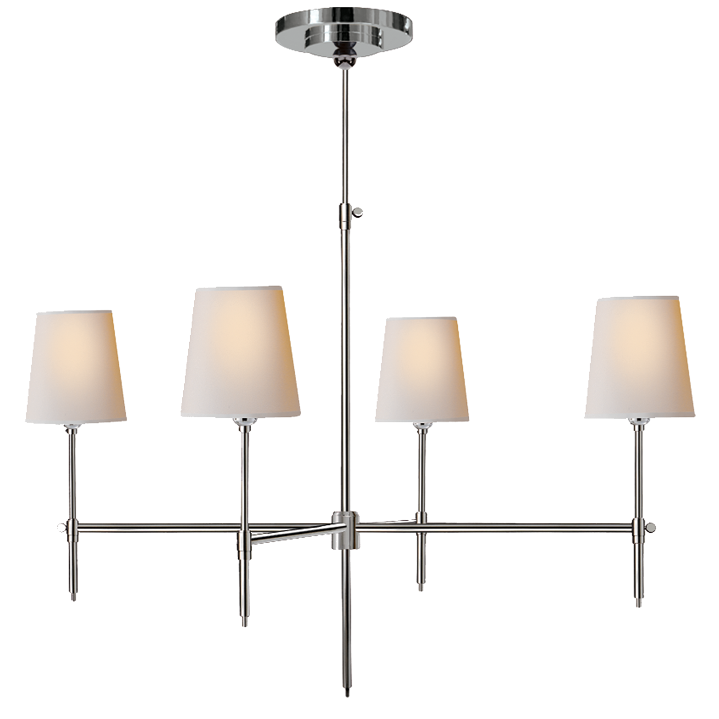 Andrew Martin | Bryant Chandelier, Polished Nickel