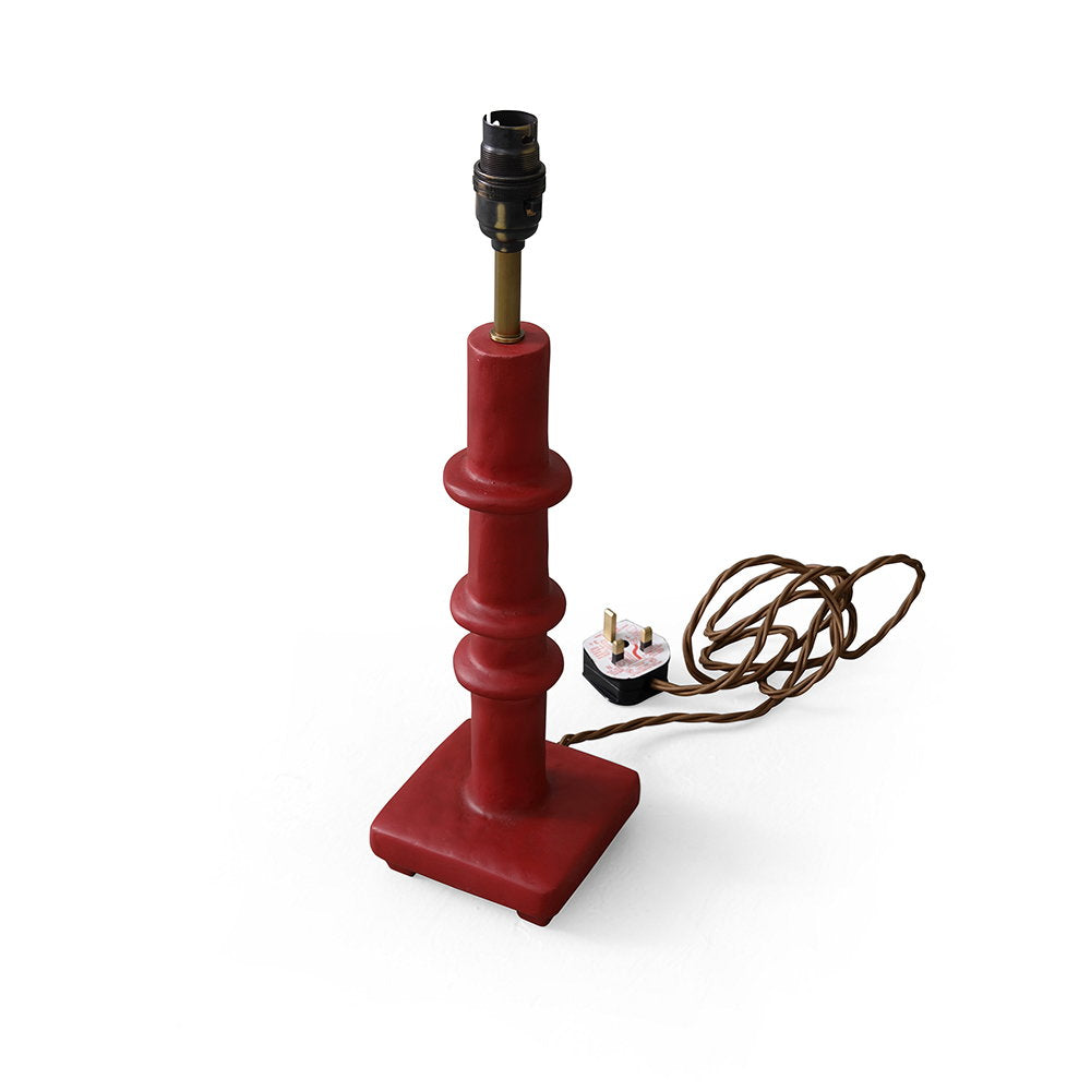 Julian Chichester | Roxy Lamp - Small - Faux Red Gesso