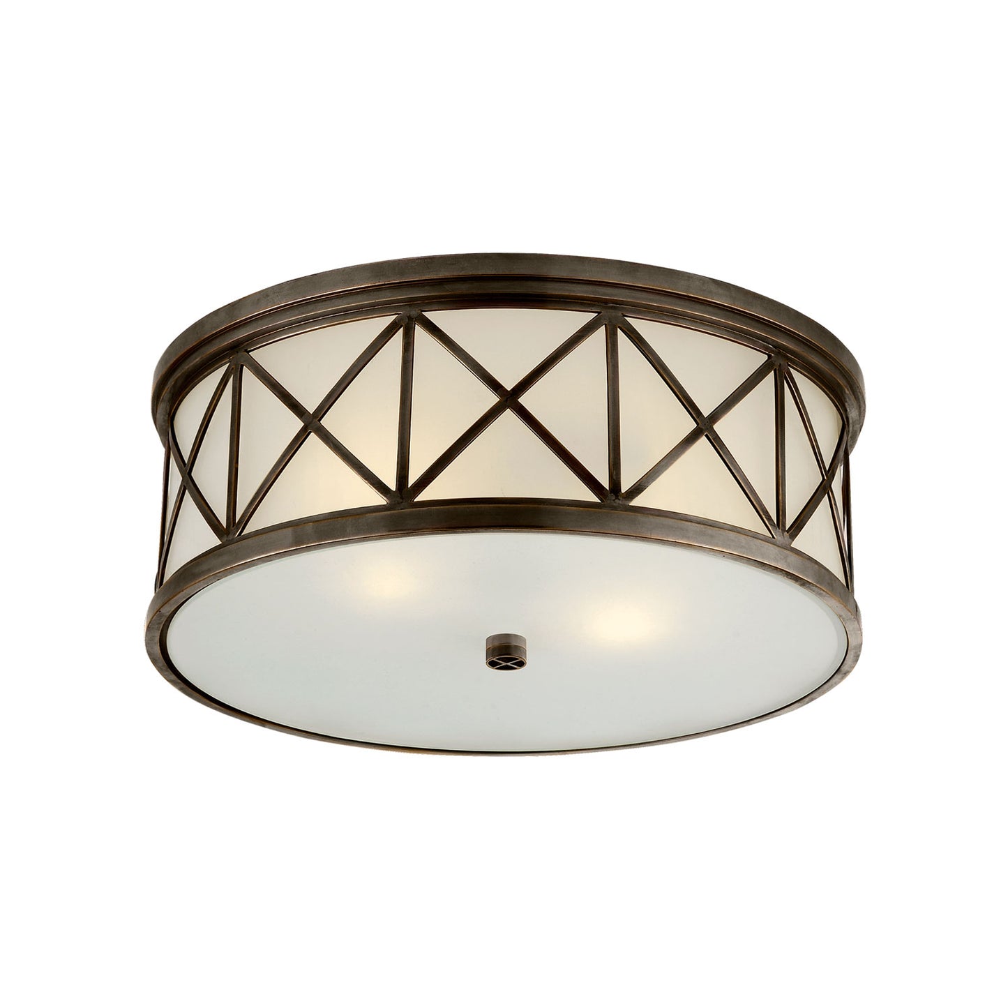 Montpelier Flush Ceiling Light Bronze