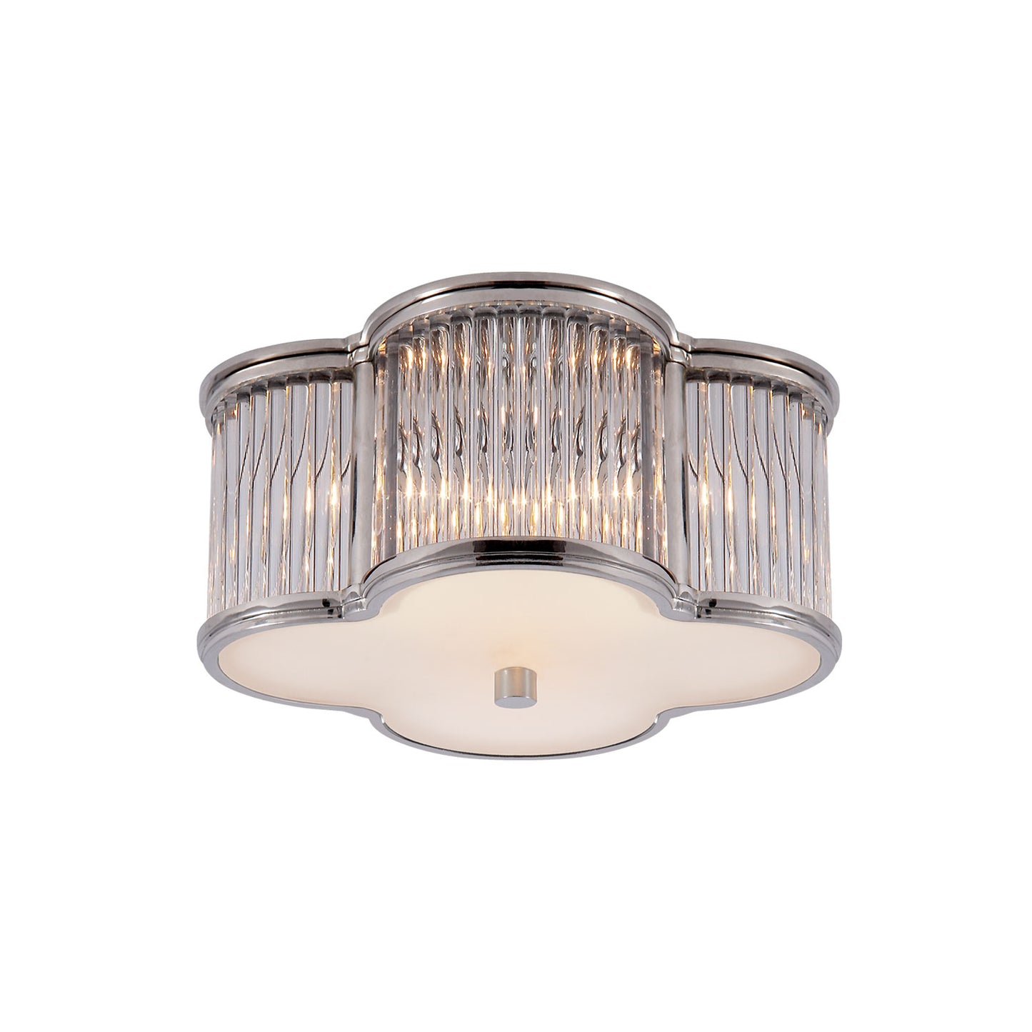 Basil Ceiling Light in Polished Nickel