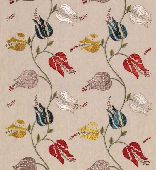 Osborne & Little | Isfahan Tulip fabric - F6448-02