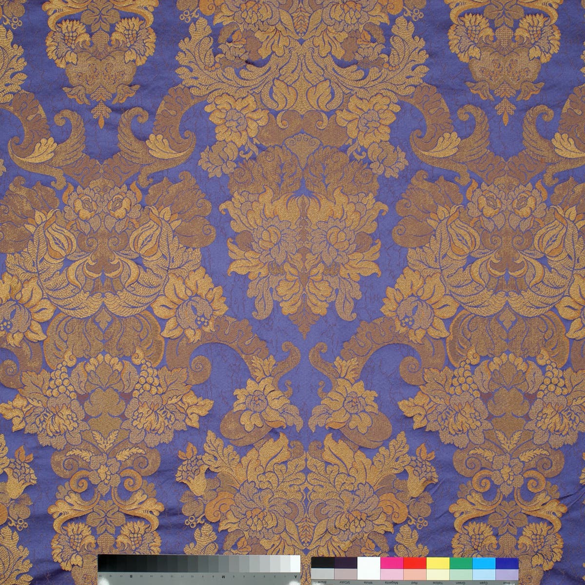 Rubelli Cuoridoro fabric - Blu