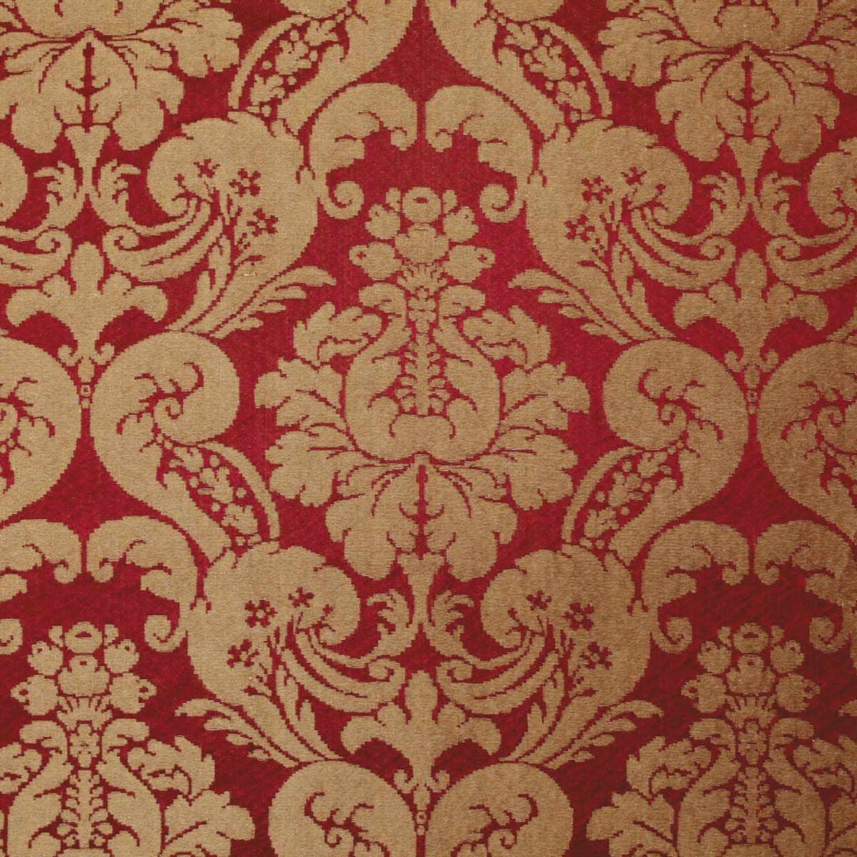 Rubelli Ruzante fabric - Scarlatto