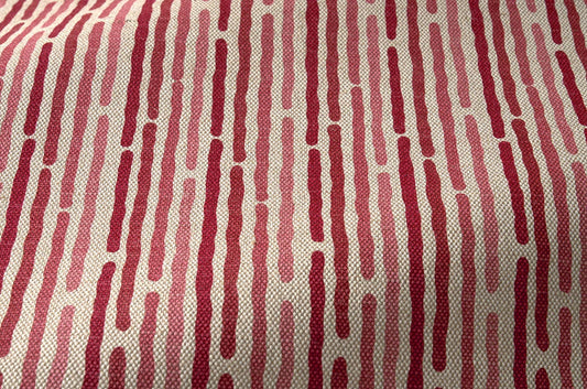 Pierre Frey Broken stripe - Raspberry