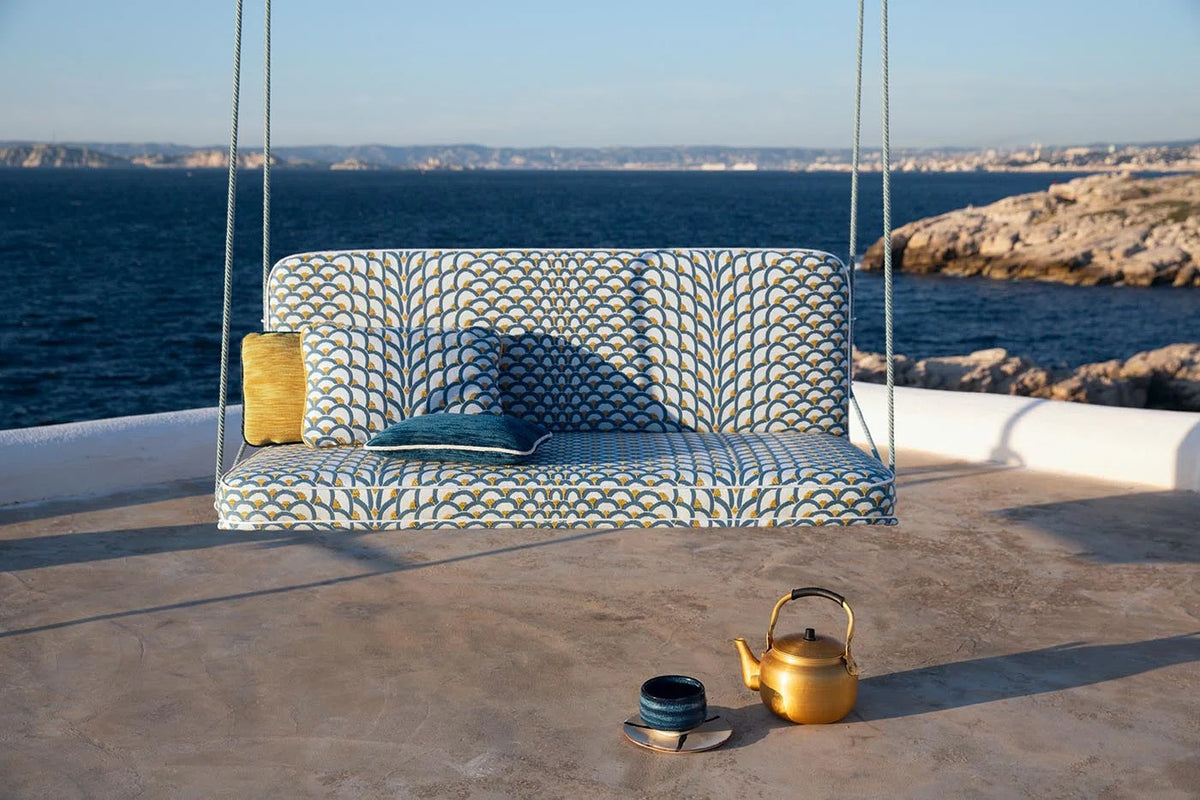 Pierre Frey Les Ecailles Outdoor — scenography