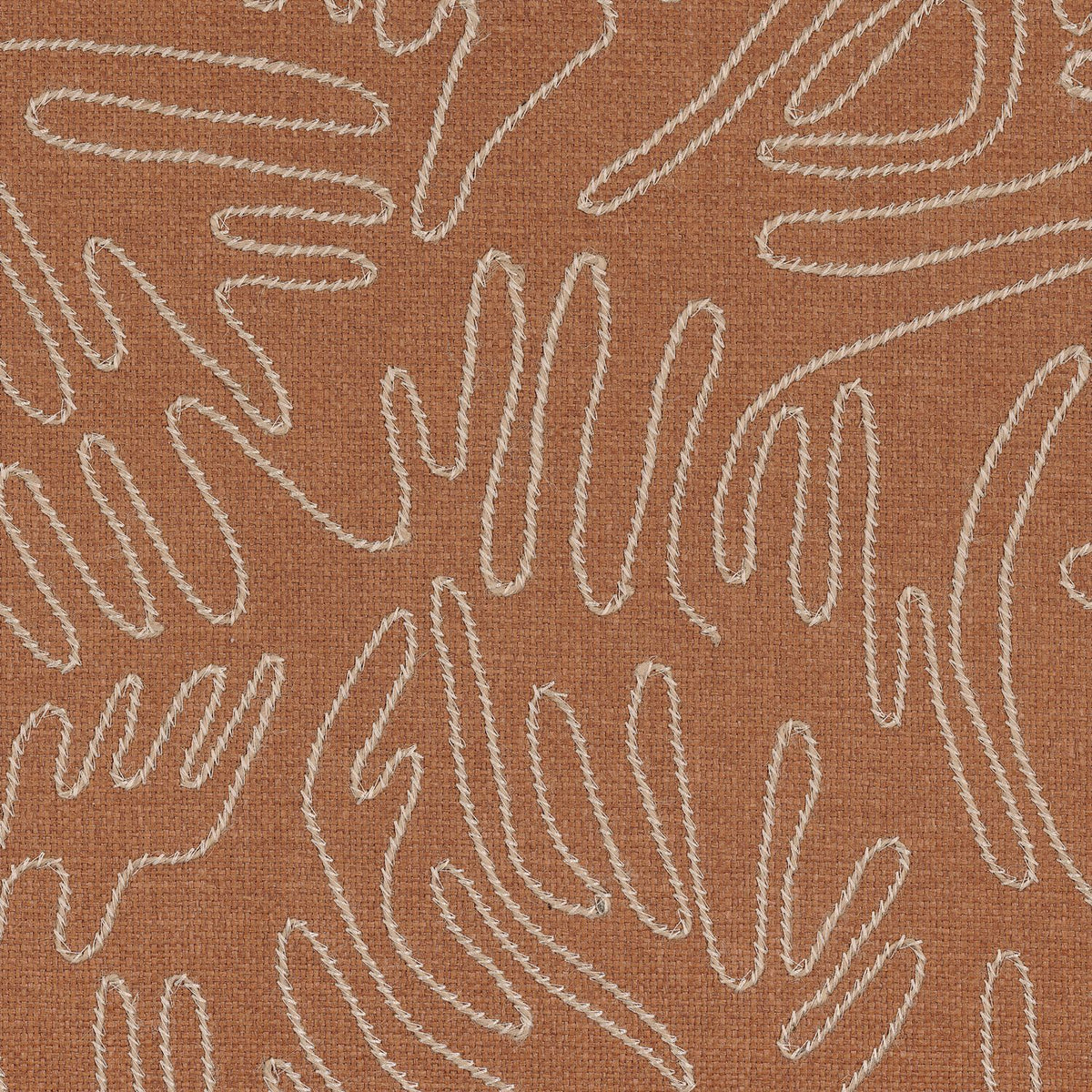 Casamance | Silvara wallcovering - Orange Terreux Naturel