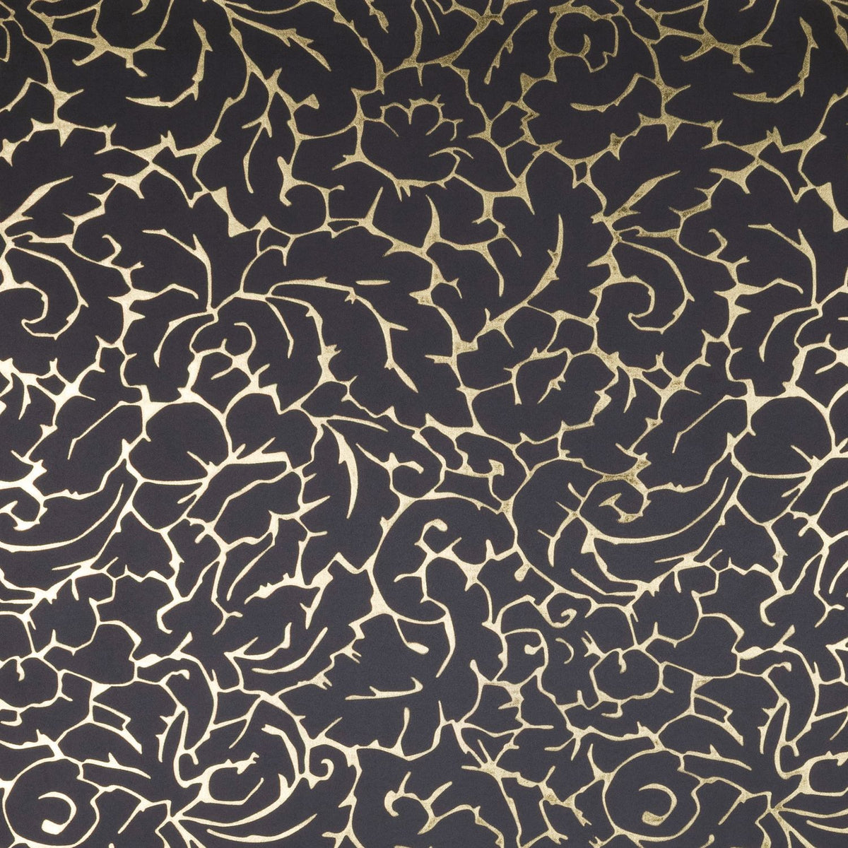 Casamance | Guimard wallcovering - Anthracite Doré