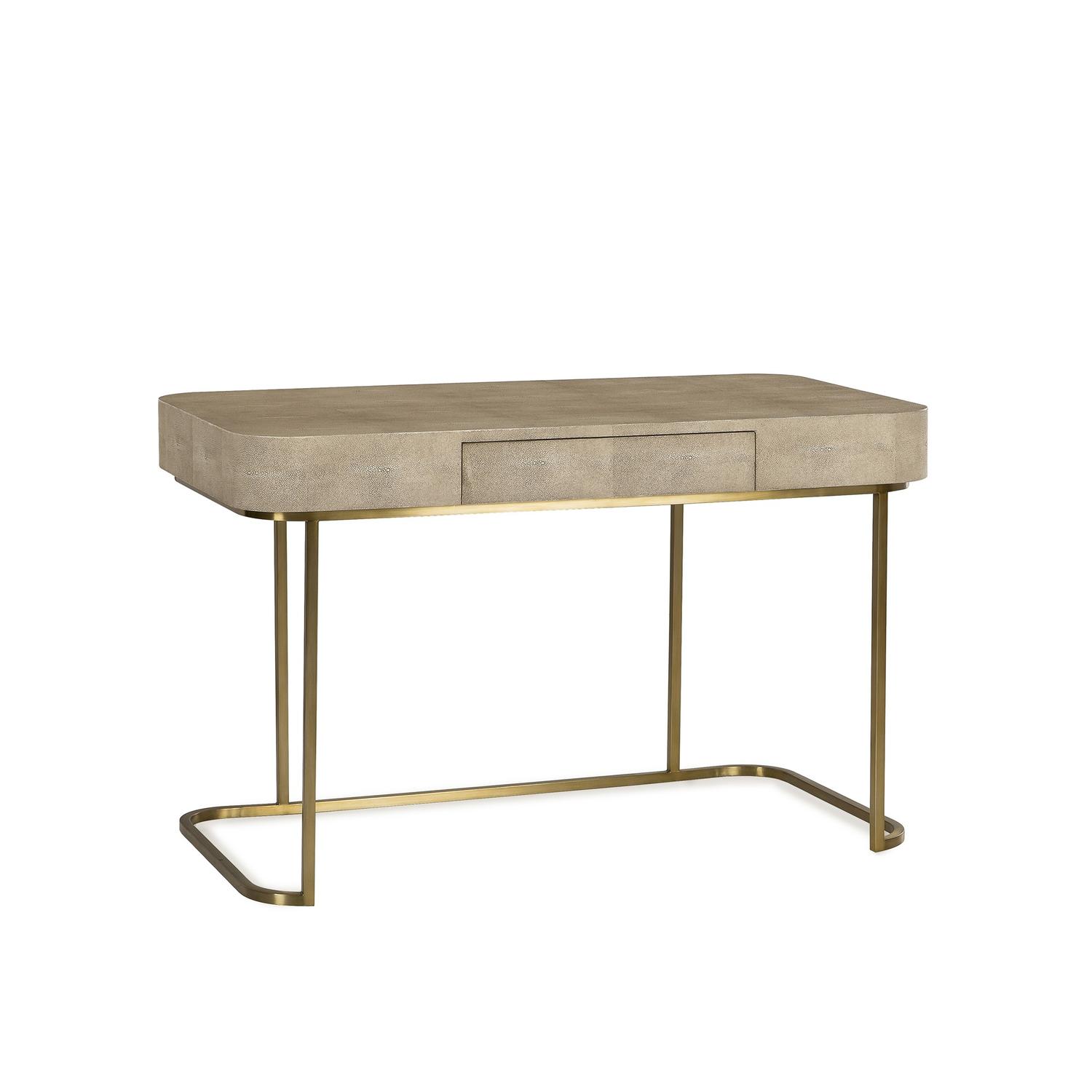 Andrew Martin Jacques Desk Taupe angle