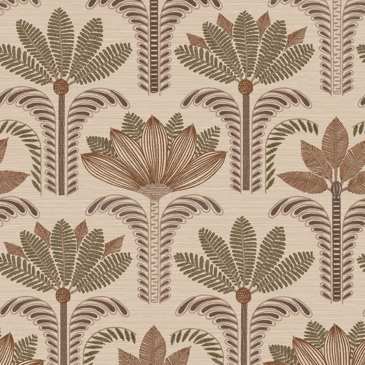 Casamance | Dattara wallcovering - Sable/kaki