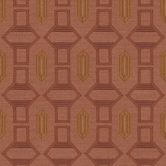 Casamance | Racines wallcovering - Terracotta/ocre
