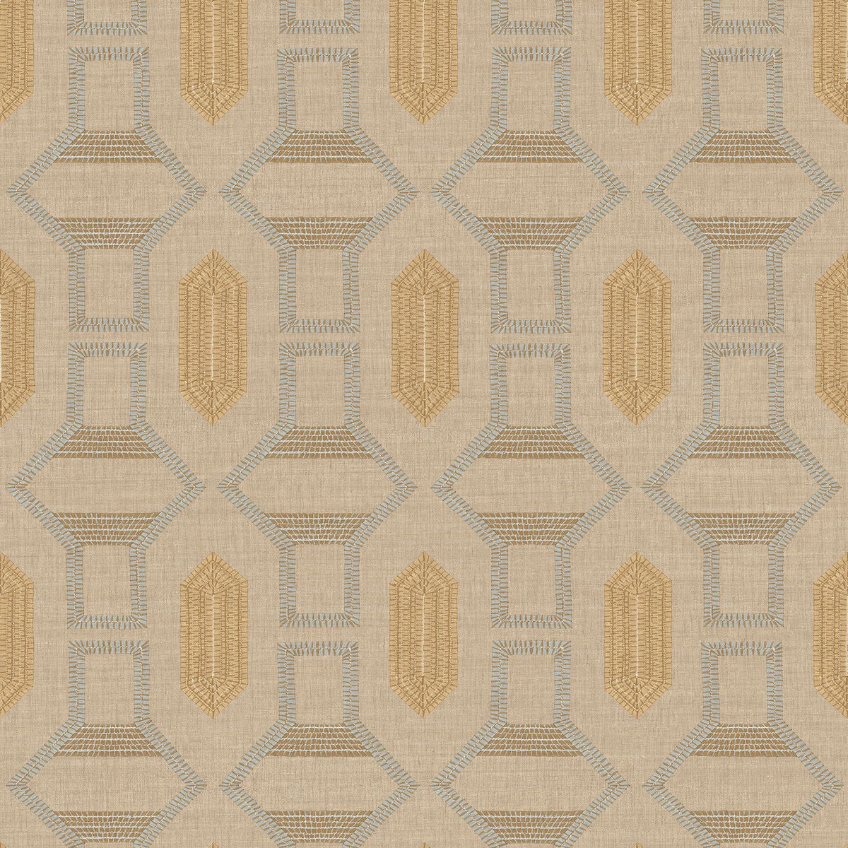 Casamance | Racines wallcovering - Lin/givre