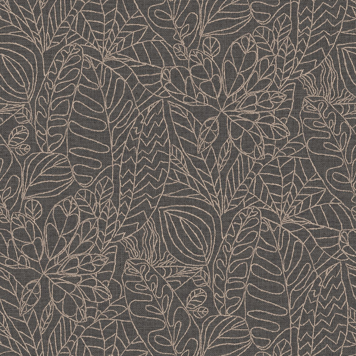 Casamance | Argania wallcovering - Anthracite