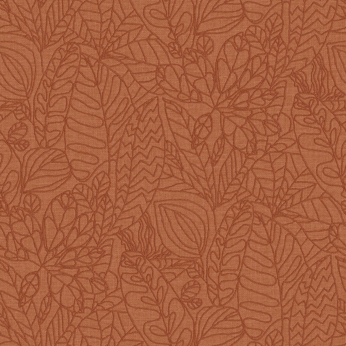 Casamance | Argania wallcovering - Orange Brûlé