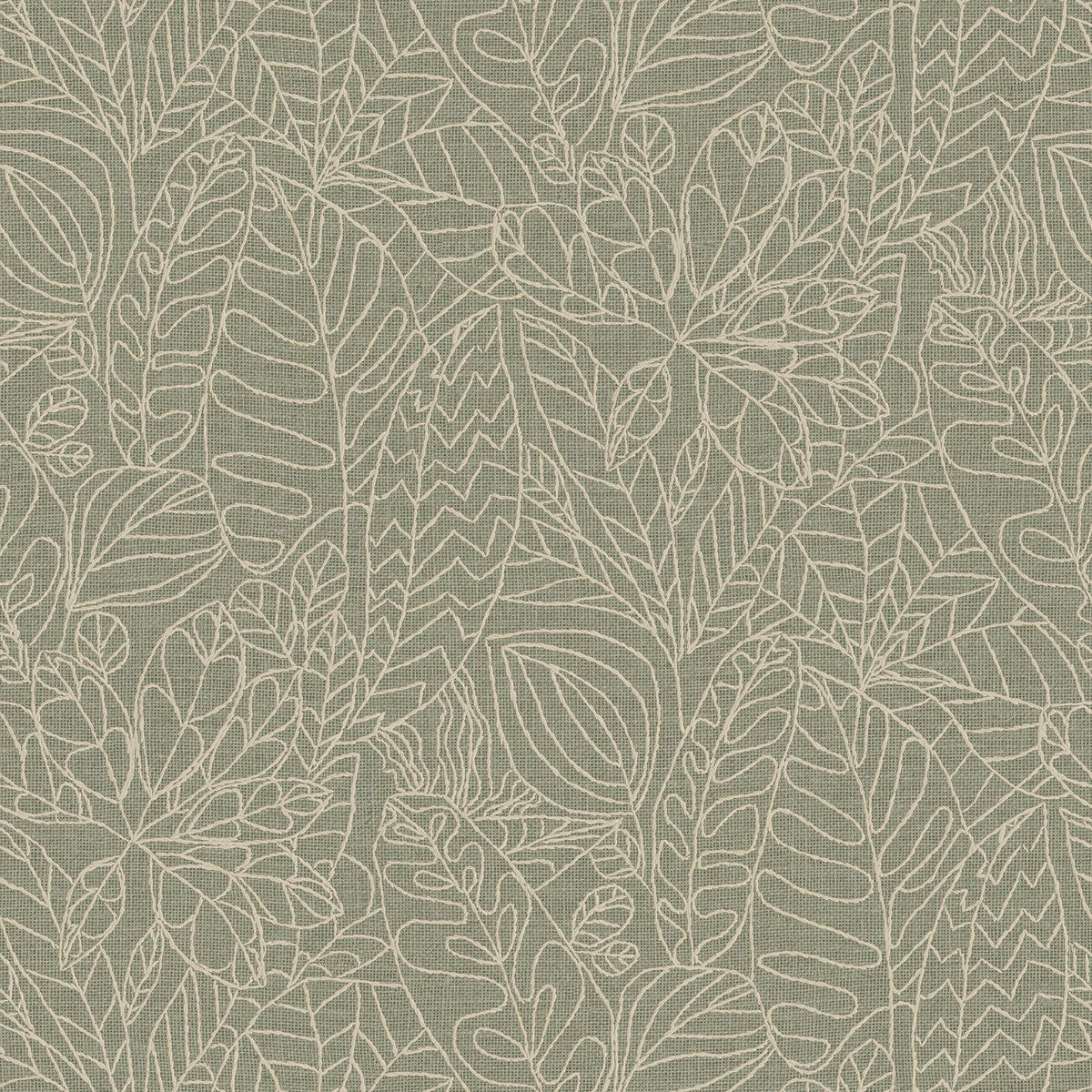 Casamance | Argania wallcovering - Eucalyptus
