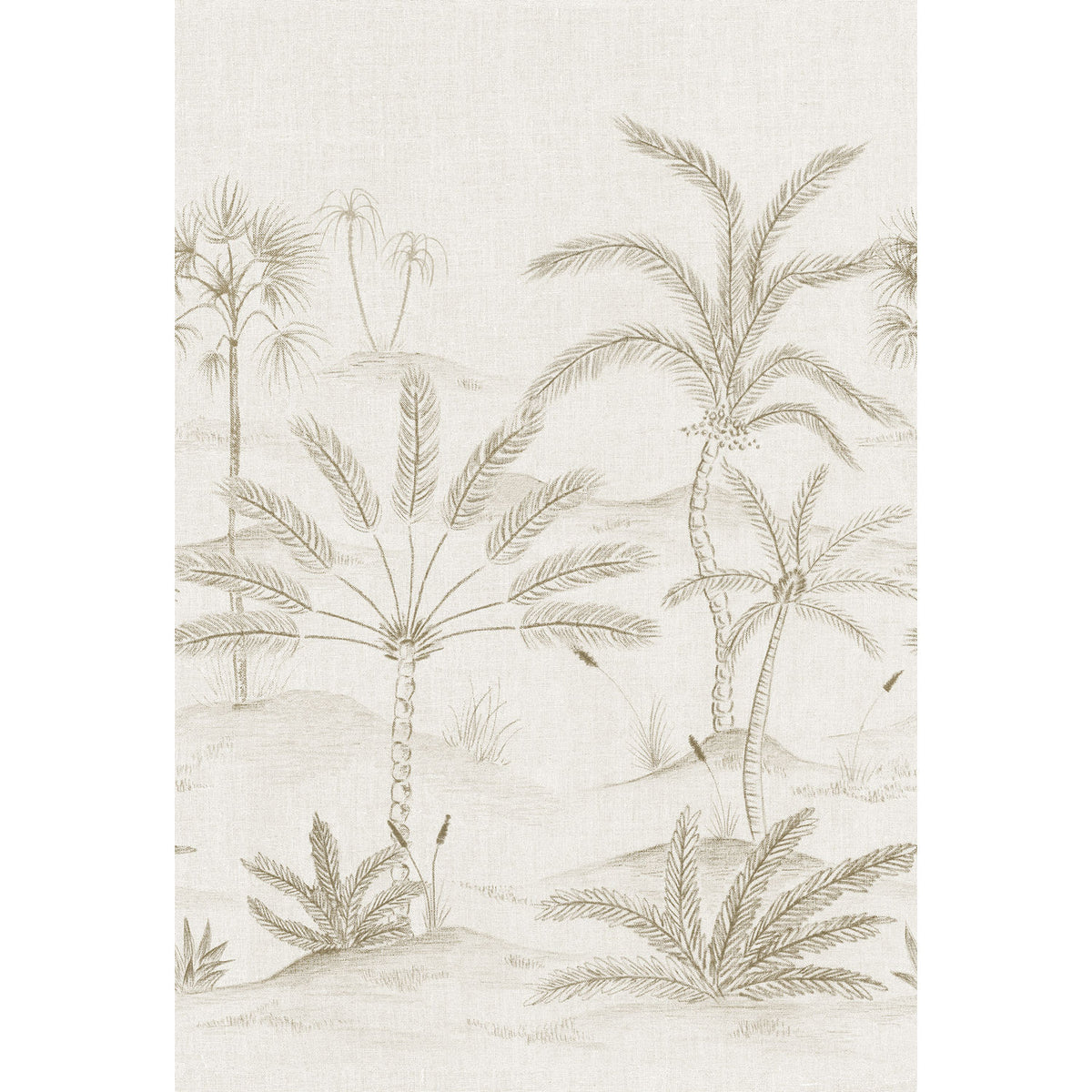 Casamance | Skoura wallcovering - Ivoire/sable