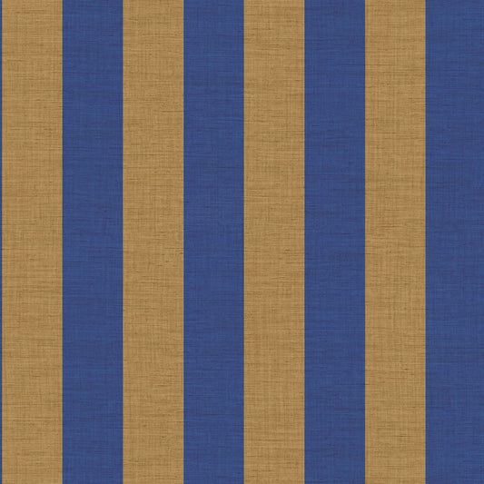 Casamance | Beausoleil wallcovering - Bleu Roi Bronze