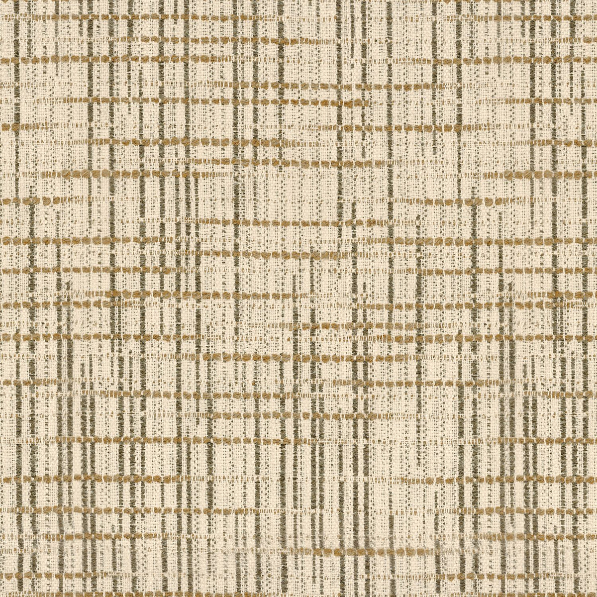 Casamance | Les Tisserands fabric - Ocre Vert