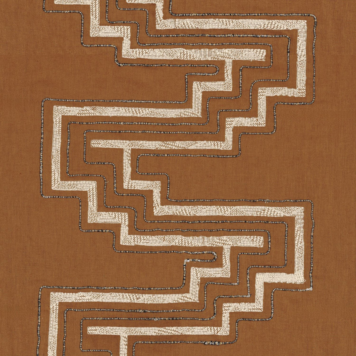 Casamance | Uluwatu fabric - Orange Cannelle