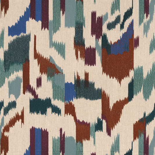 Casamance | Benang fabric - Multico Bleu Sarcelle