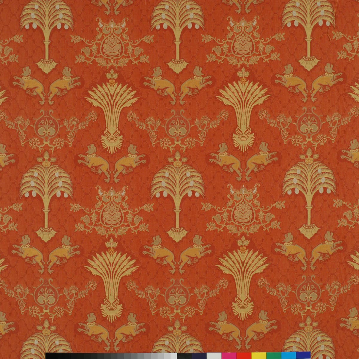 Rubelli Cangrande fabric - Rosso