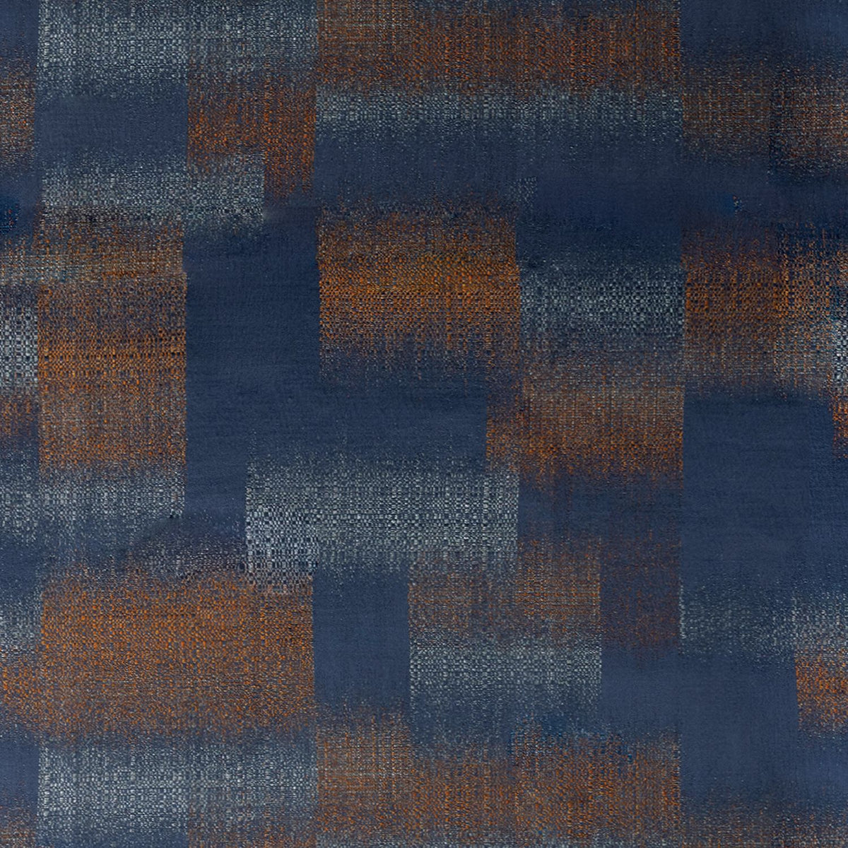 Casamance | Turenne fabric - Marine Acajou