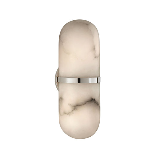 Melange Capsule Wall Light Polished Nickel