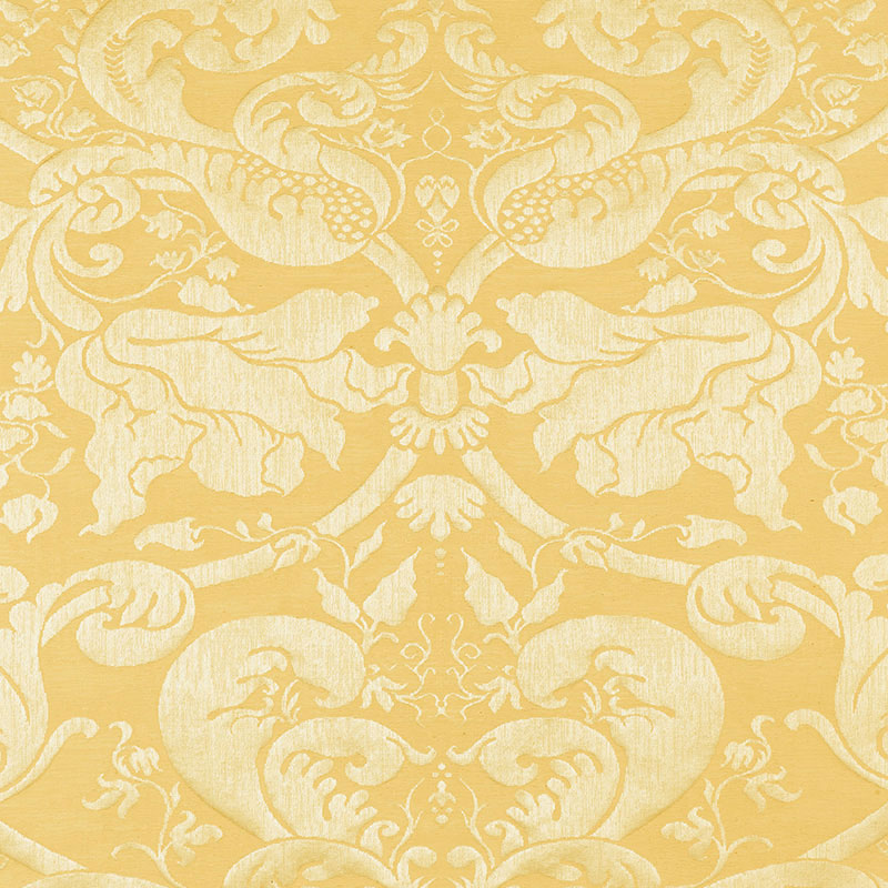 Schumacher | Gavotte Brocatelle Damask fabric - 22552