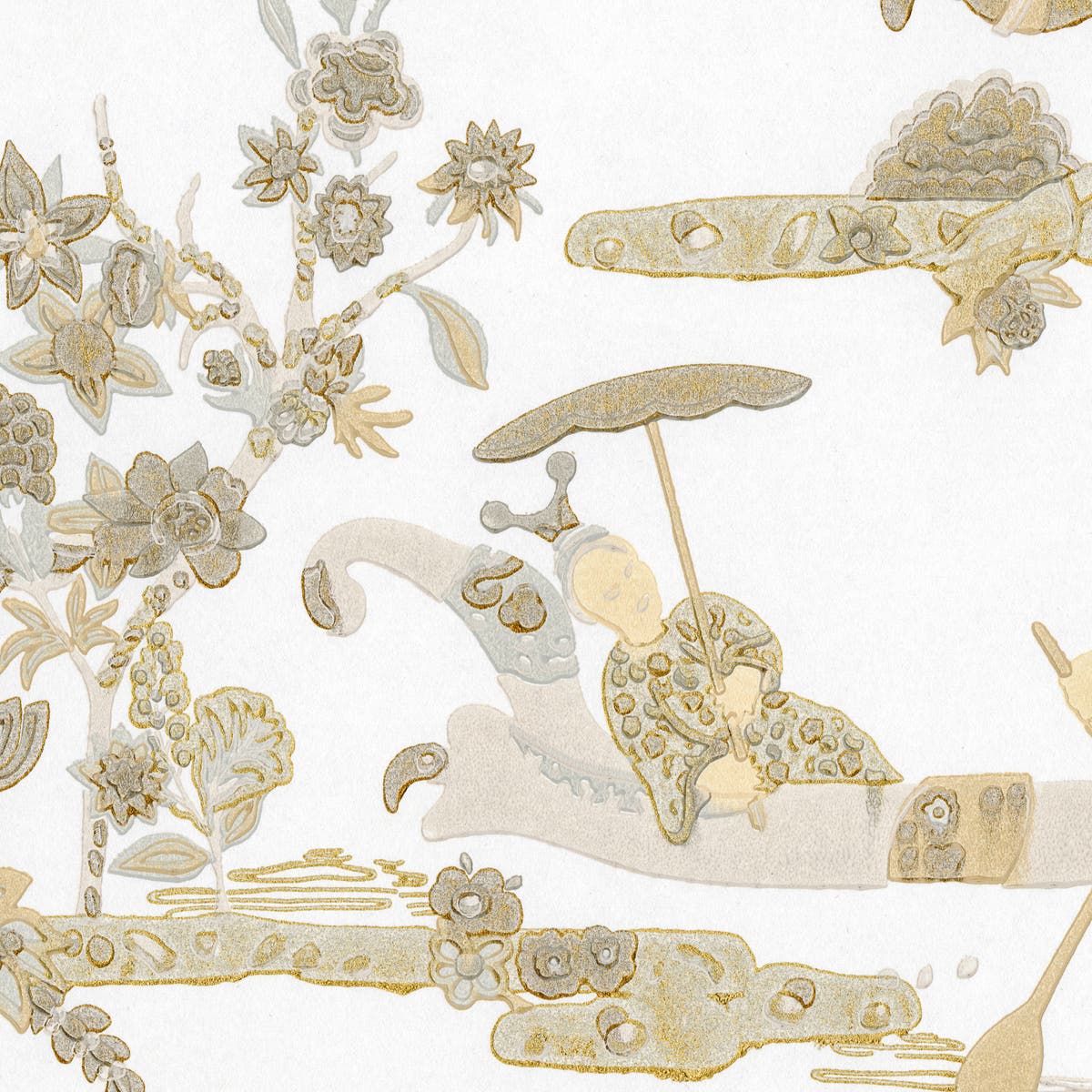 Rubelli Principessa Kocacin Wall wallcovering - Avorio