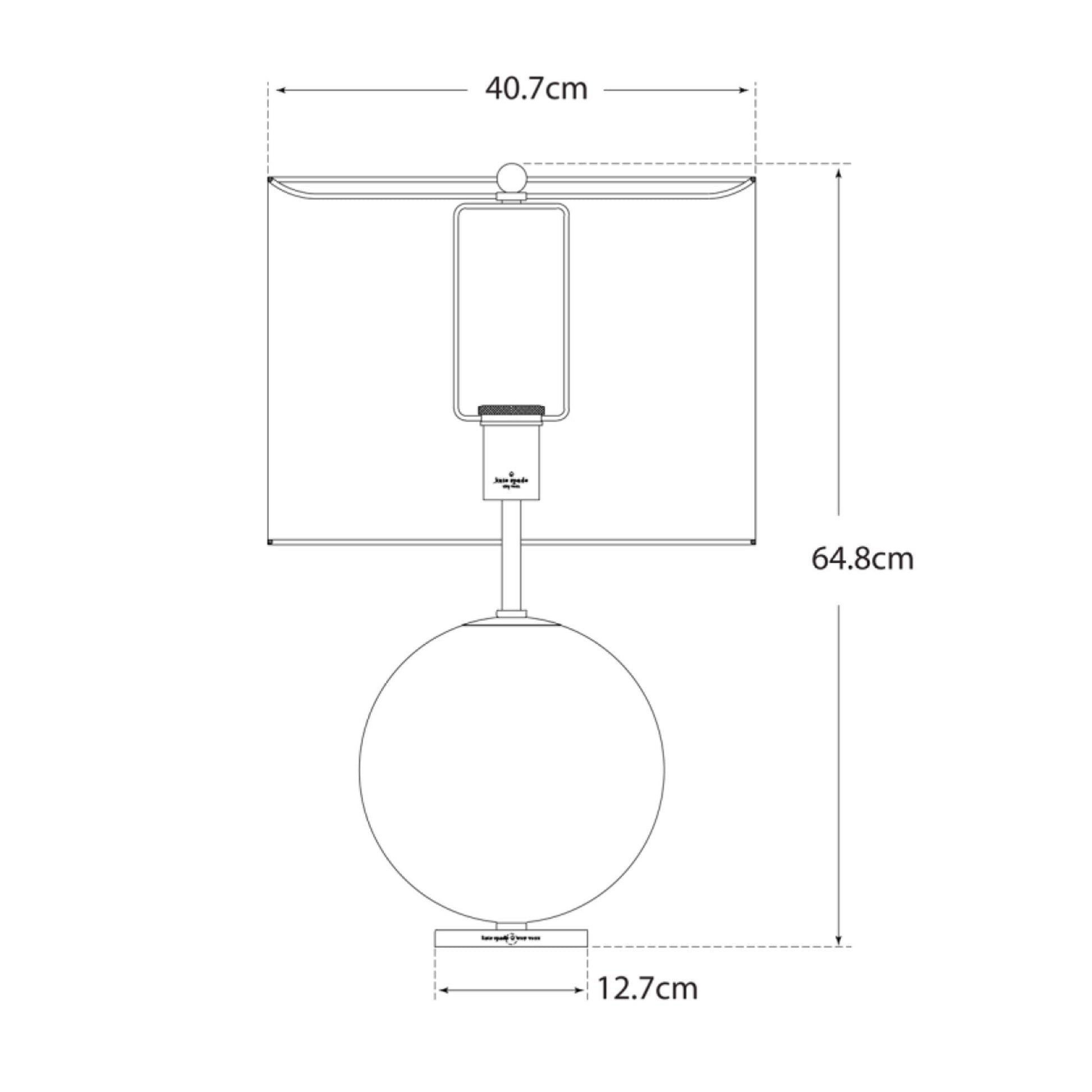Elsie Table Lamp dimensions