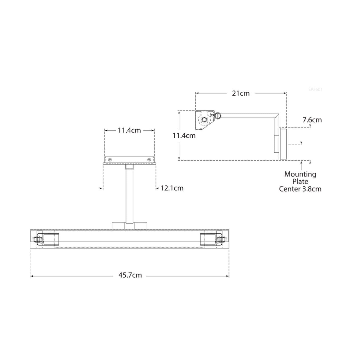 McClain Single Picture Light Large dimensions