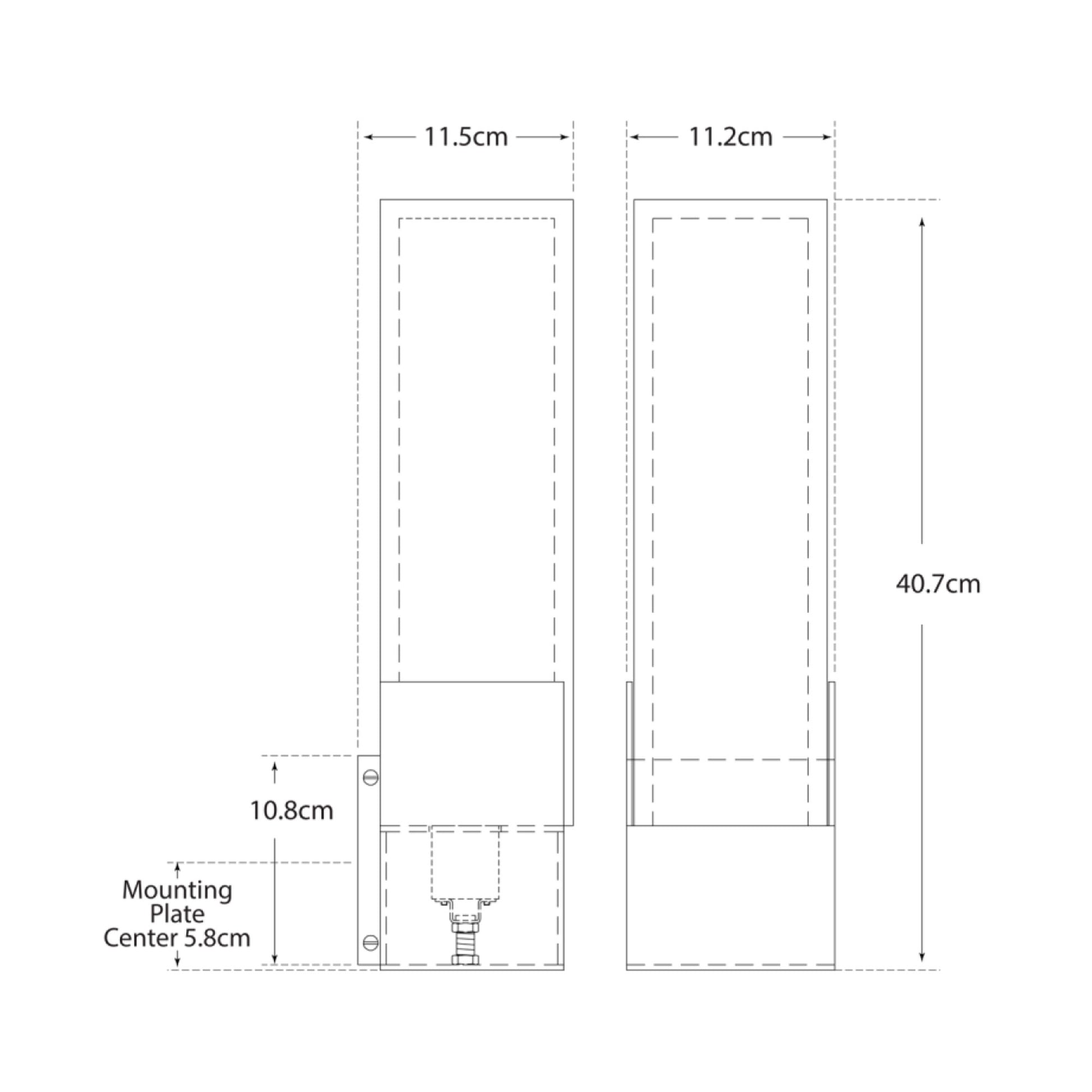 Covet Wall Light dimensions