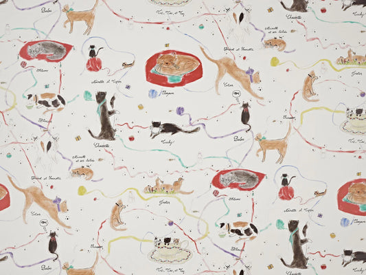 Pierre Frey Les Petits Chats De Colette - Multicolore