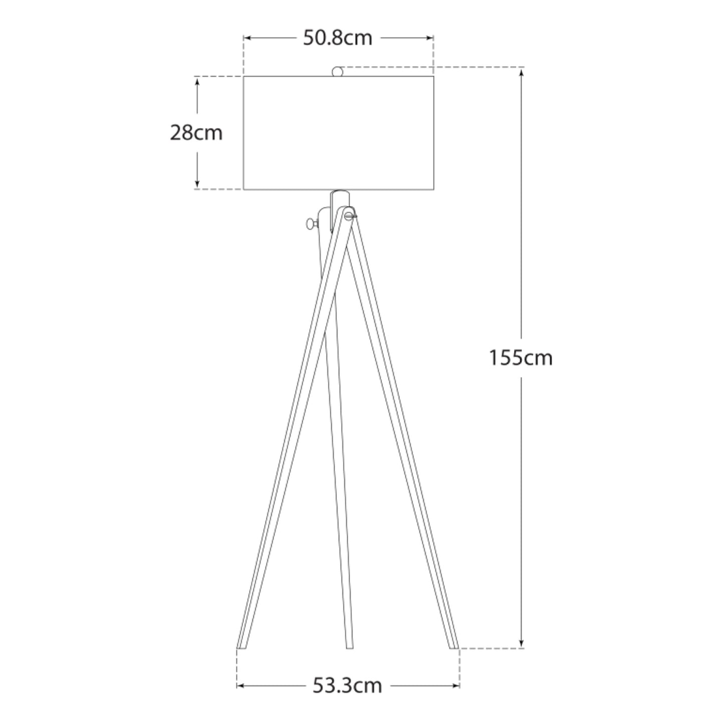 Andrew Martin | Tripod Floor Lamp Tudor Brown