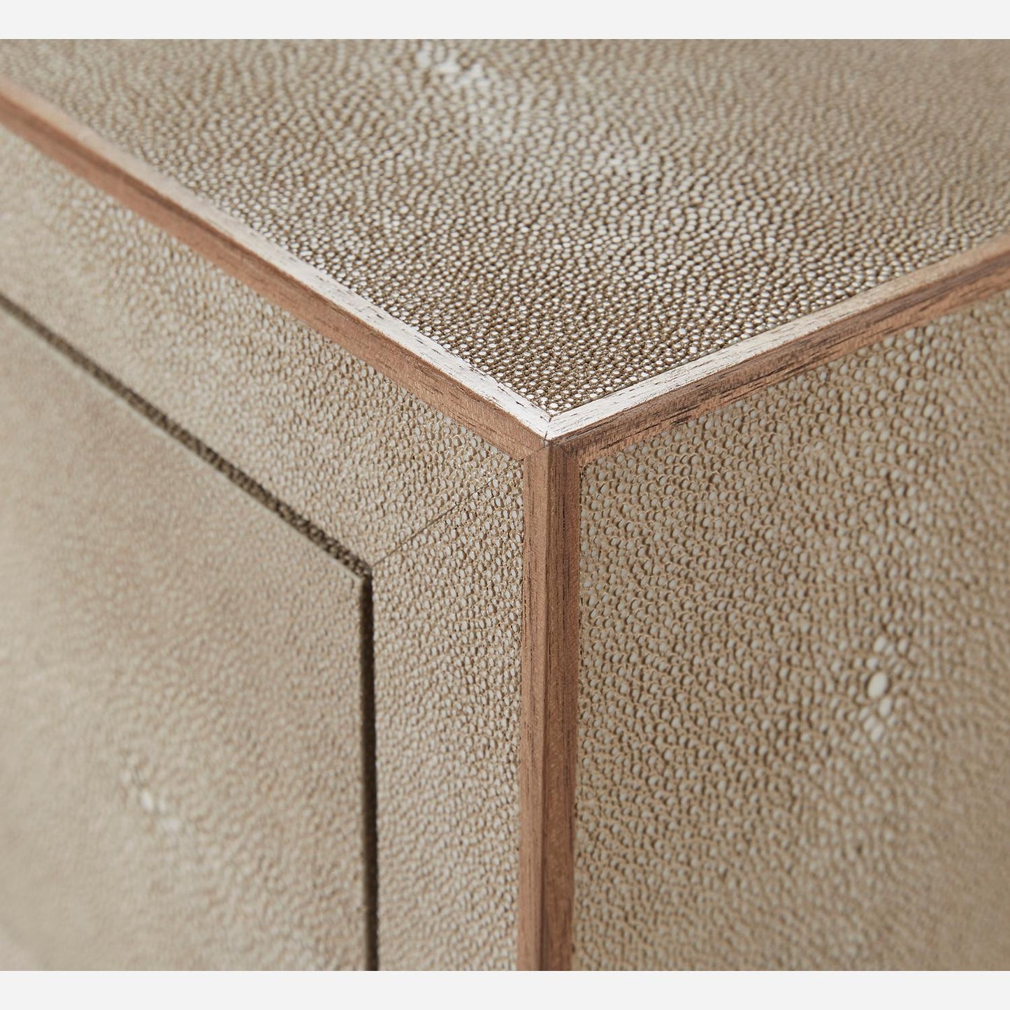 Andrew Martin Fitz Bedside Table Cream drawer detail