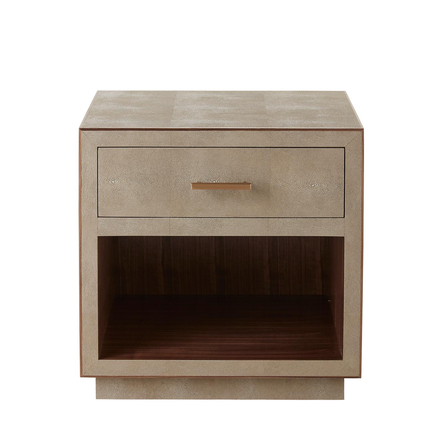 Andrew Martin Fitz Bedside Table Cream front