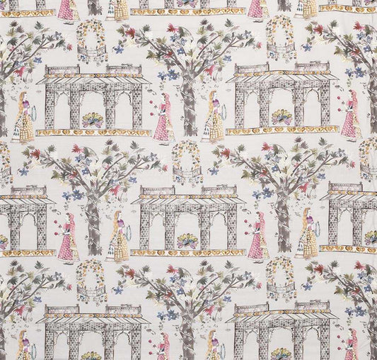Nina Campbell | Pavilion Garden fabric - NCF4244-02