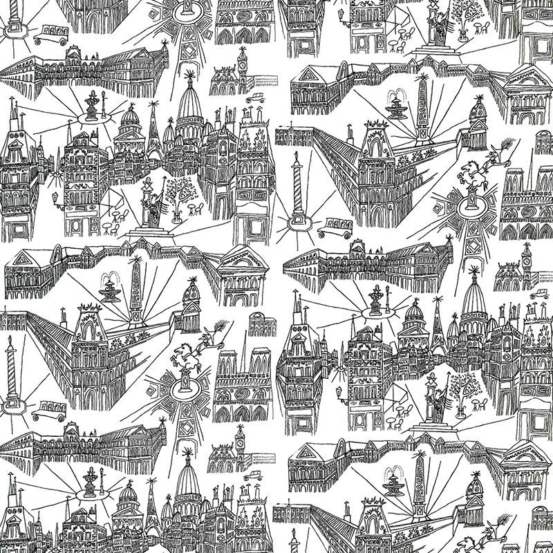 Schumacher | Views of Paris fabric - 2628830