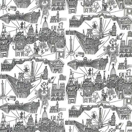 Schumacher | Views of Paris fabric - 2628830