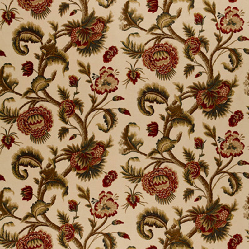 Schumacher | Jacobean Printed Crewel fabric - 2639312
