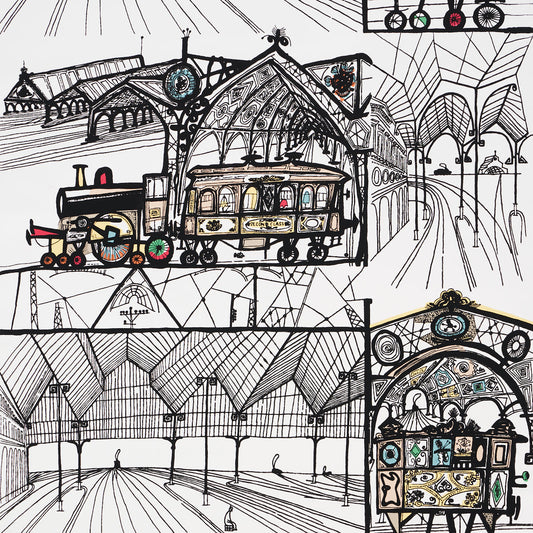 Schumacher | Trains wallcovering - 2703940
