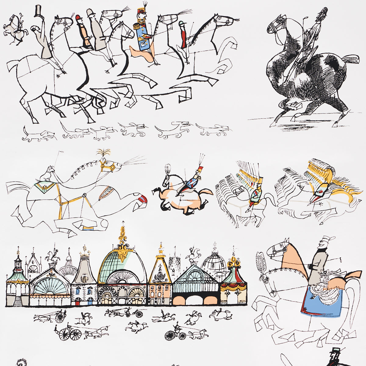 Schumacher | Horses wallcovering - 2703960