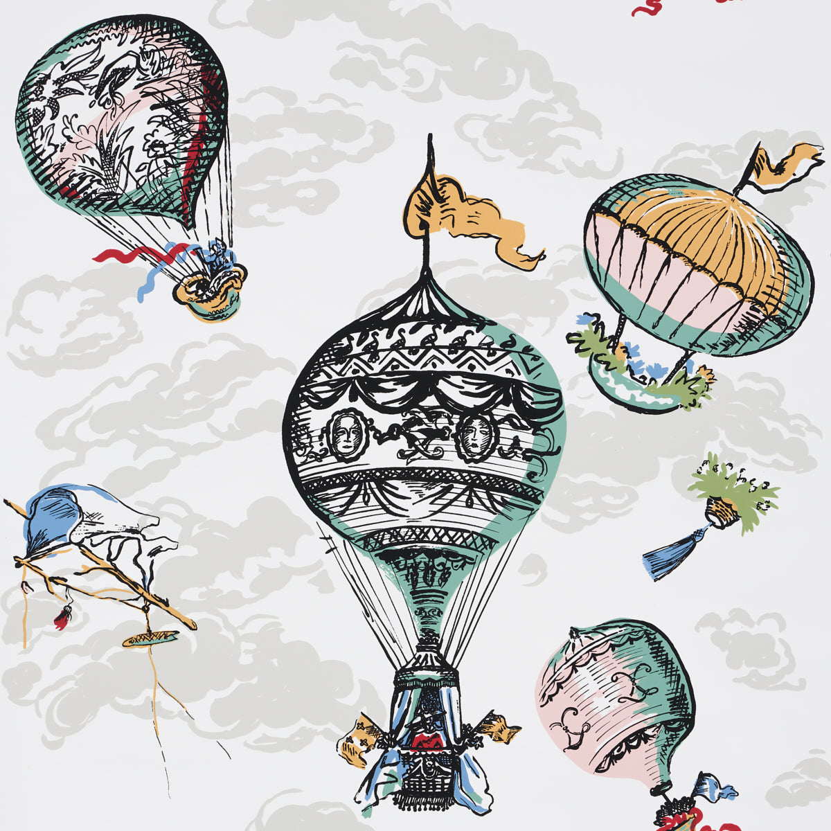 Schumacher | Balloons wallcovering - 2704320