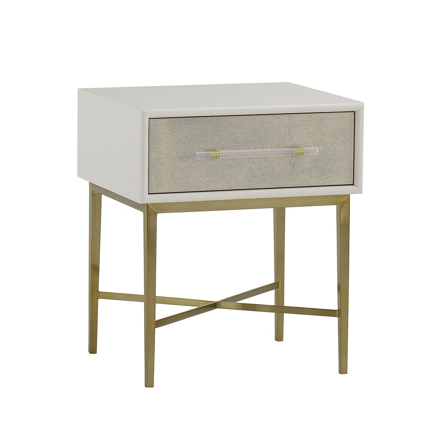 Andrew Martin Alice Bedside Table Ivory angle