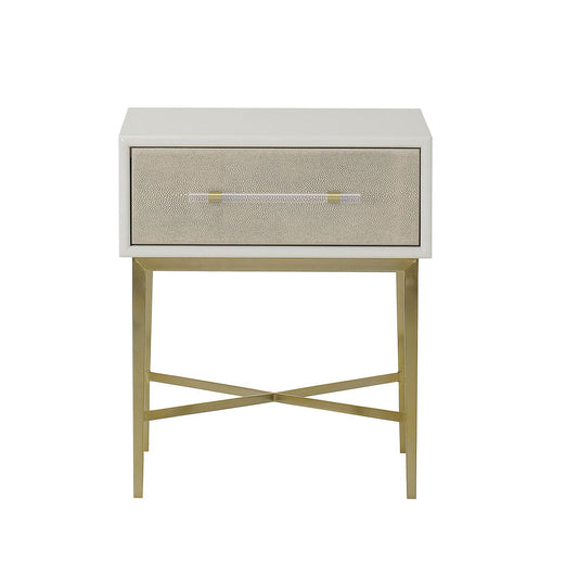 Andrew Martin Alice Bedside Table Ivory