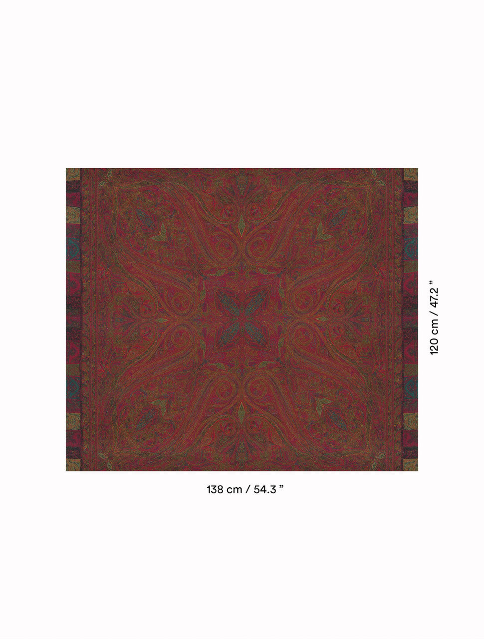 DEDAR | Paradiso Paisley - 002 Red / Bordeaux