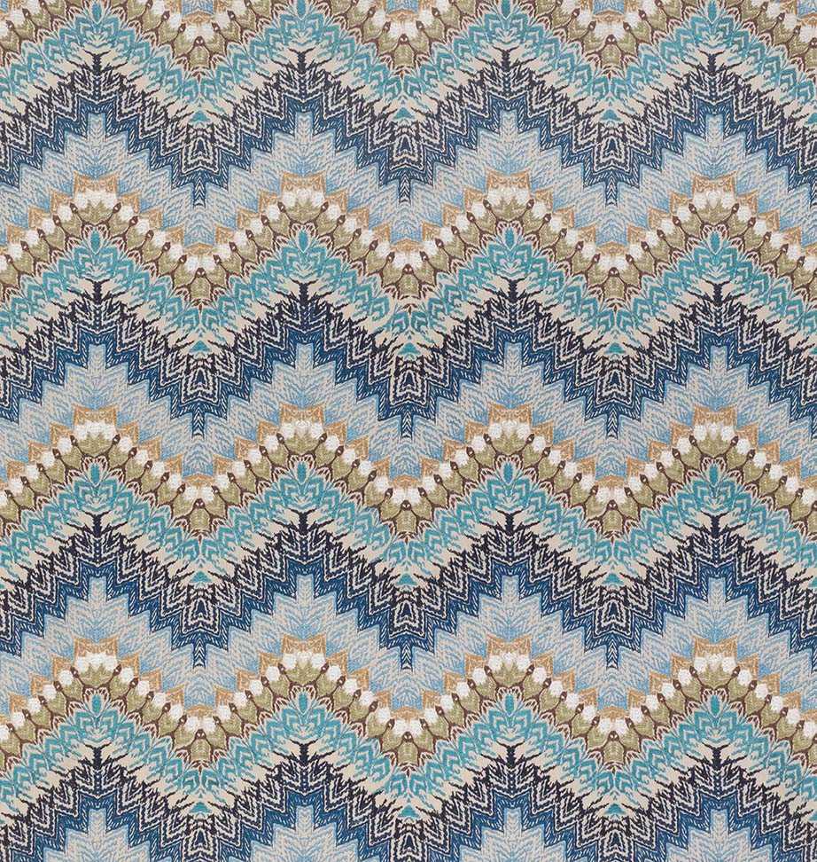 Nina Campbell | Mardi Gras fabric - NCF4240-01