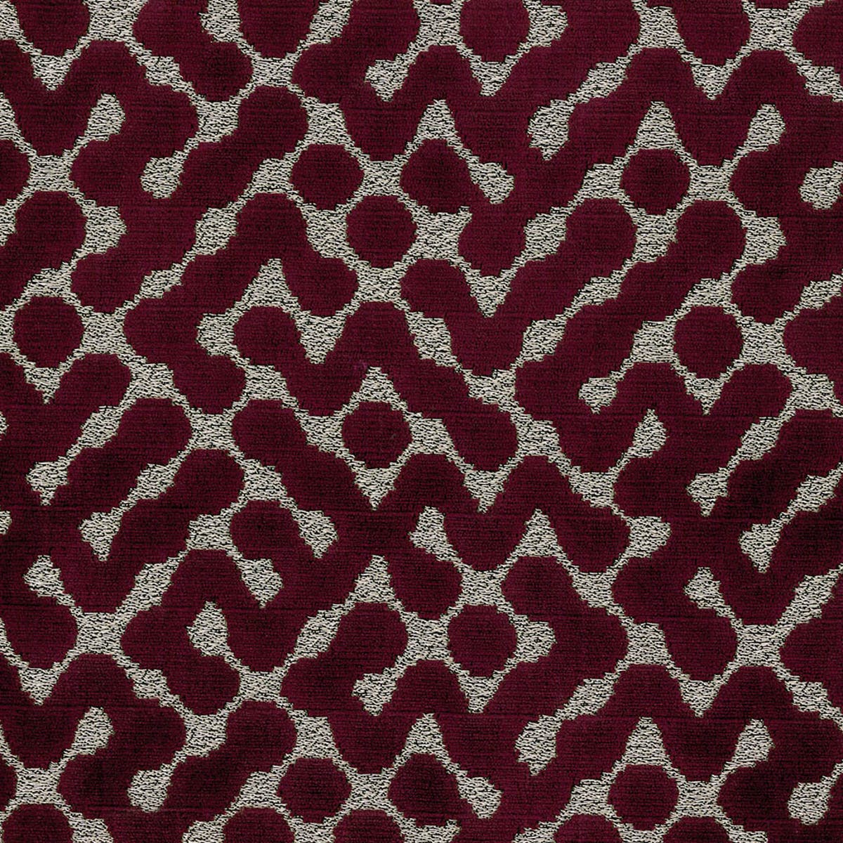 Rubelli Gropius fabric - Bordeaux