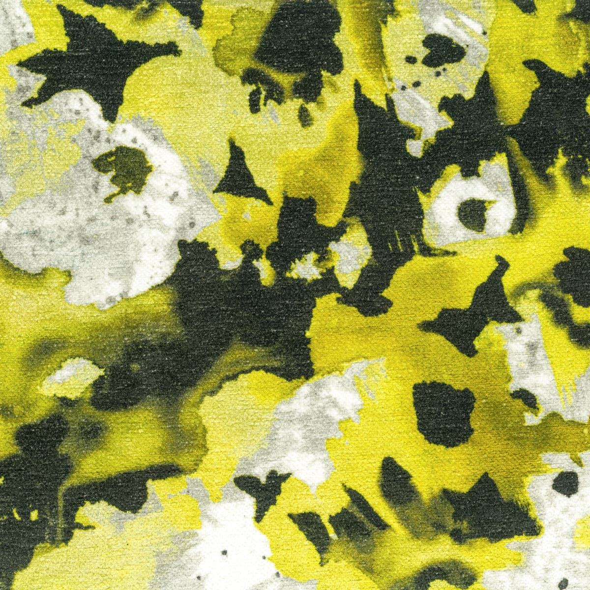 Rubelli Monet fabric - Giallo napoli-grigio